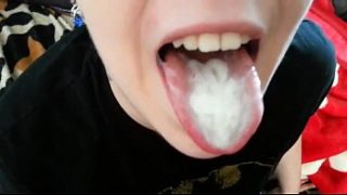 Esperma na boca