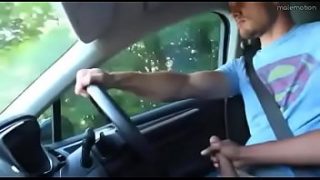 Gay sex in a car