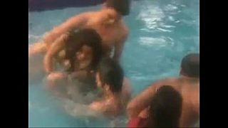 Girl fucked in pool