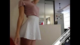 Sexy girls in short skirts