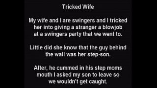 Tricked into sucking brothers dick