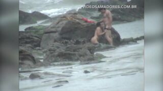 Porno brasileiro na praia