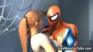 Cartoon porn venan fodendo  mulher aranha