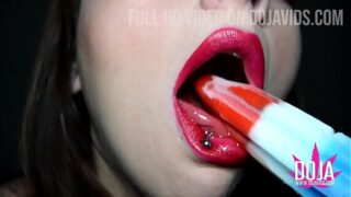 Tongue fetiche