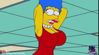 Marge e vovo simpson