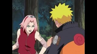 Naruto gozando na  Sakura