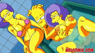 Os simpsons Bart Hugo e lusa quadrinhos eróticos