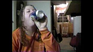 Anal public drinking piss chubby