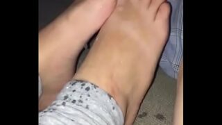 Cum teen feet