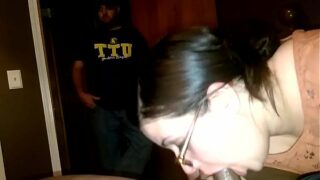 Husband watches wife having sex