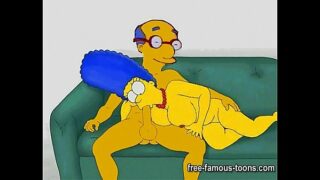 Marge Simpsons dando