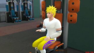 Naruto transando com sakura e hinata