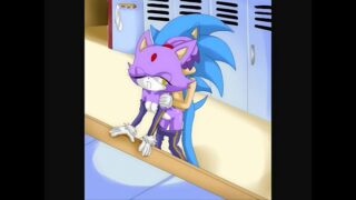 Sonic novinha fazendo seciso