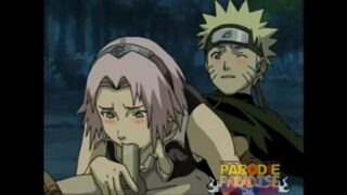 Naruto podendo com Sakura
