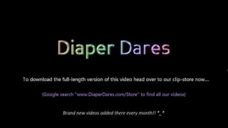 Man hardcore to wear diaper