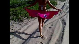 Dona Angélica na Praia de Nudi$mo em Tambaba!! vlog naturismo