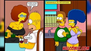 Los Simpson cuiando